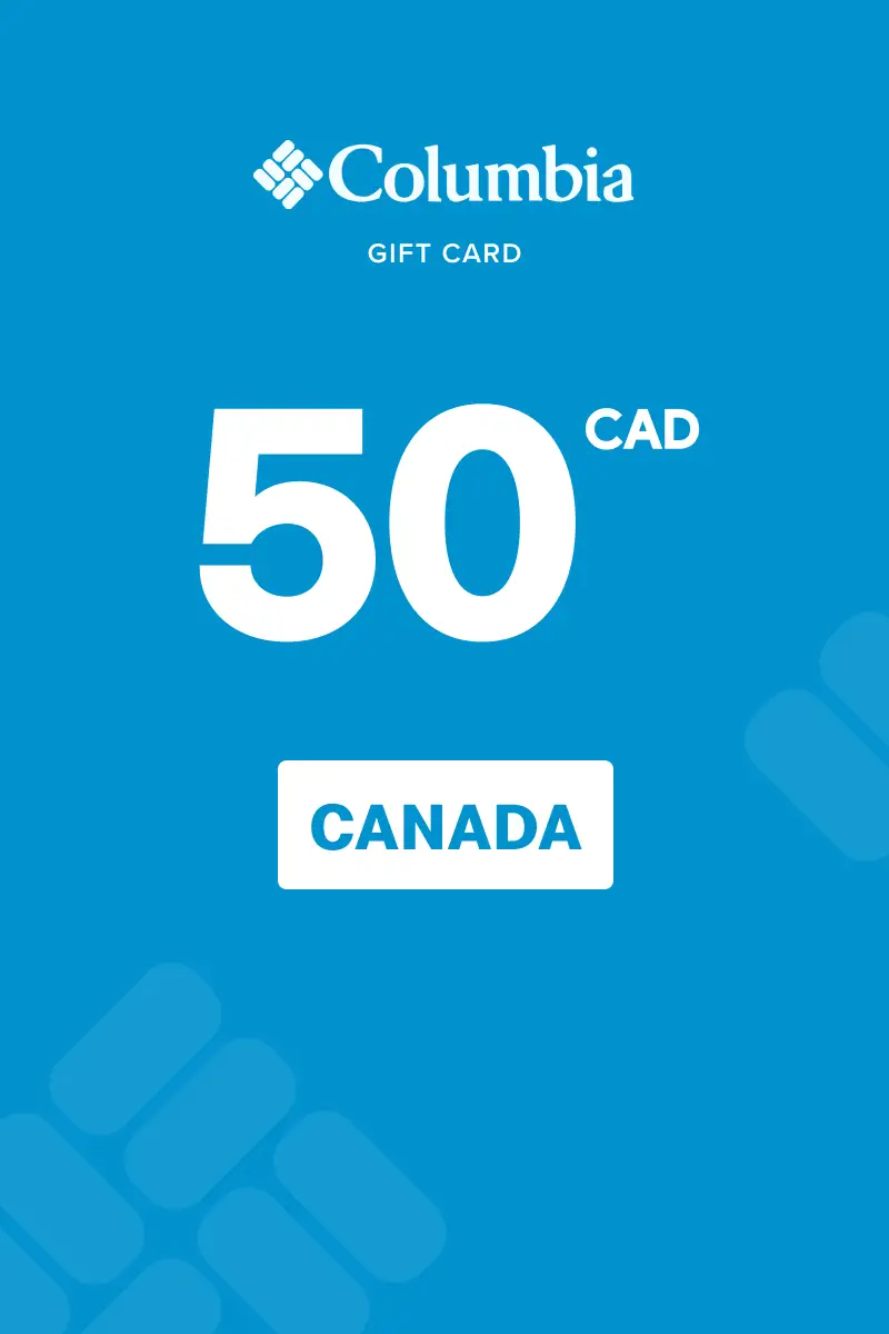 Columbia Sportswear 50 CAD Gift Card (Canada) - Digital Key