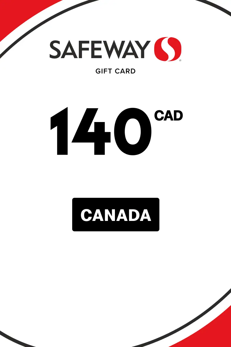 Safeway 140 CAD Gift Card (Canada) - Digital Key