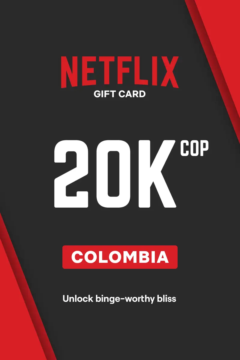 Netflix 20000 COP Gift Card (Colombia) - Digital Key