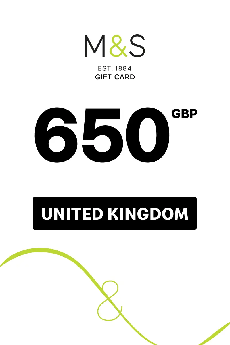 Marks and Spencer 650 GBP Gift Card (United Kingdom) - Digital Key