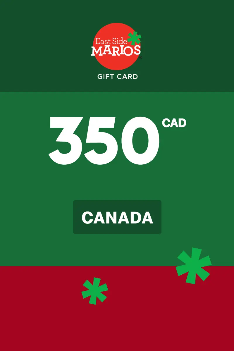 East Side Mario's 350 CAD Gift Card (Canada) - Digital Key