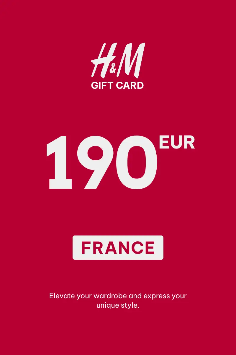 HandM 190 EUR Gift Card (France) - Digital Key