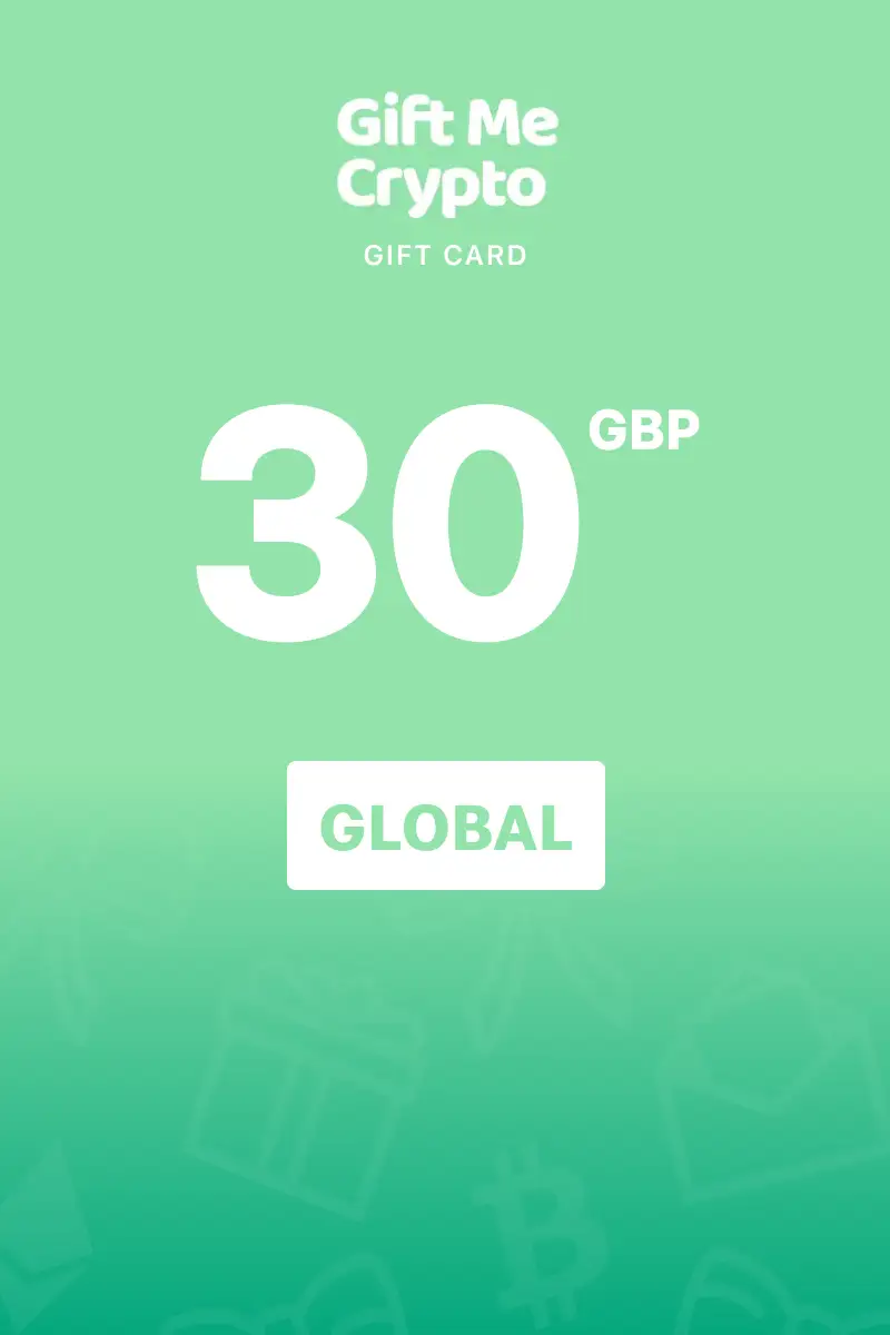 Gift Me Crypto 30 GBP Gift Card (Global) - Digital Key