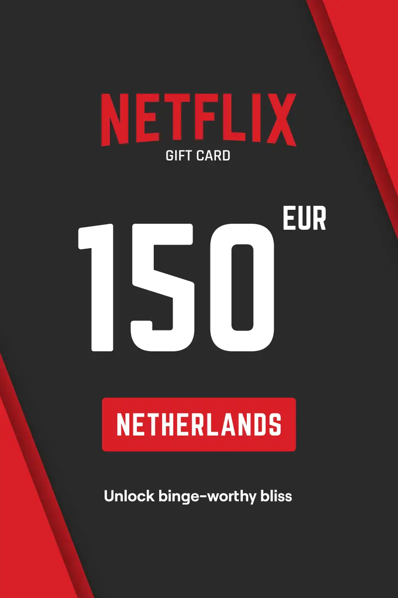 Netflix 150 EUR Gift Card (Netherlands) - Digital Key