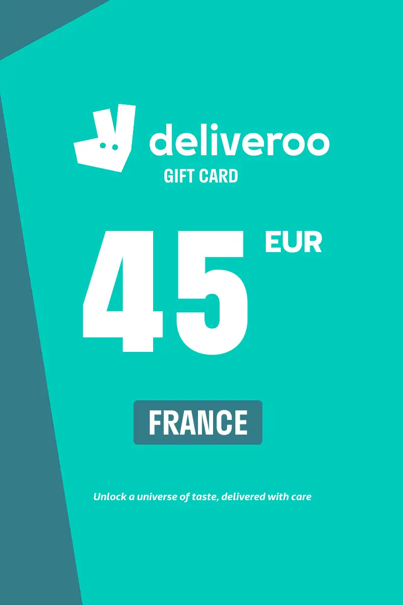 Deliveroo 45 EUR Gift Card (France) - Digital Key