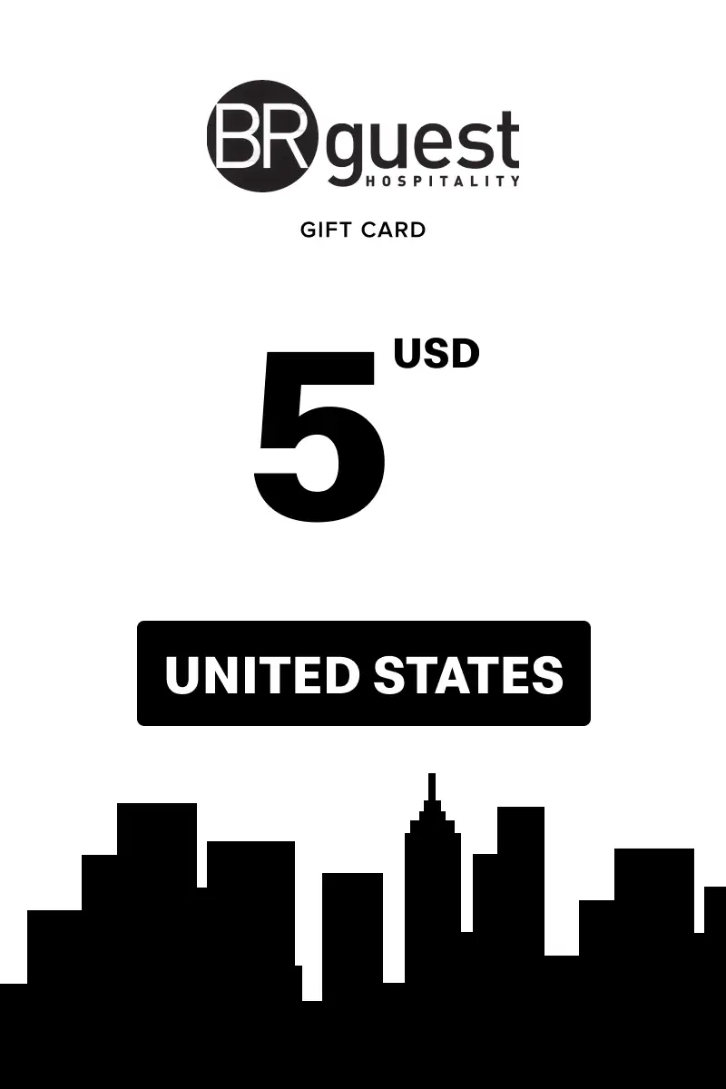BR Guest Hospitality 5 USD Gift Card (United States) - Digital Key