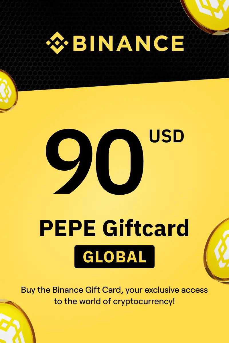Binance (PEPE) 90 USD Gift Card (Global) - Digital Key