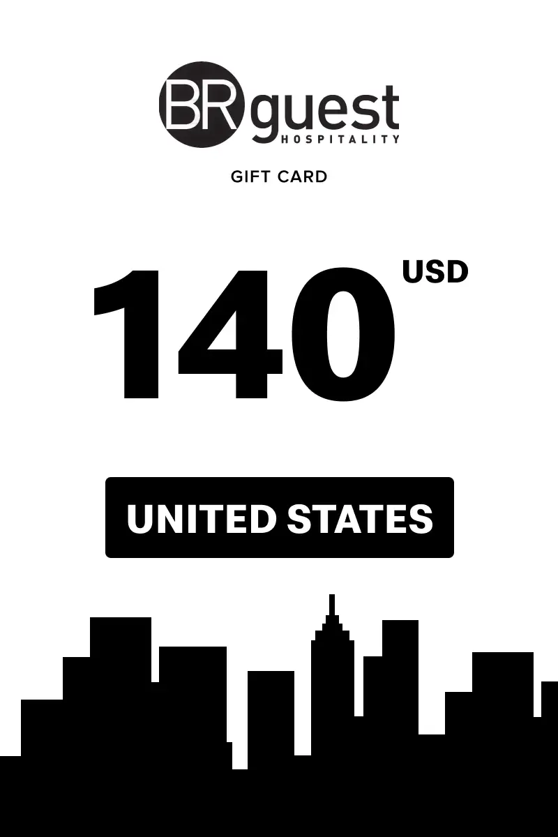 BR Guest Hospitality 140 USD Gift Card (United States) - Digital Key