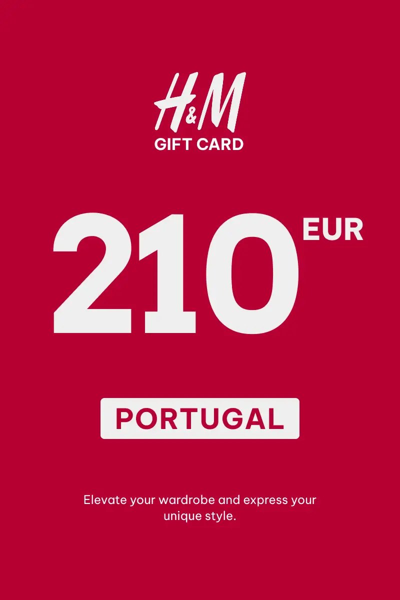 HandM 210 EUR Gift Card (Portugal) - Digital Key