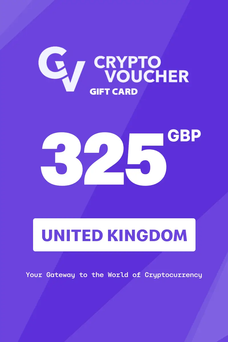 Crypto Voucher 325 GBP Gift Card (United Kingdom) - Digital Key