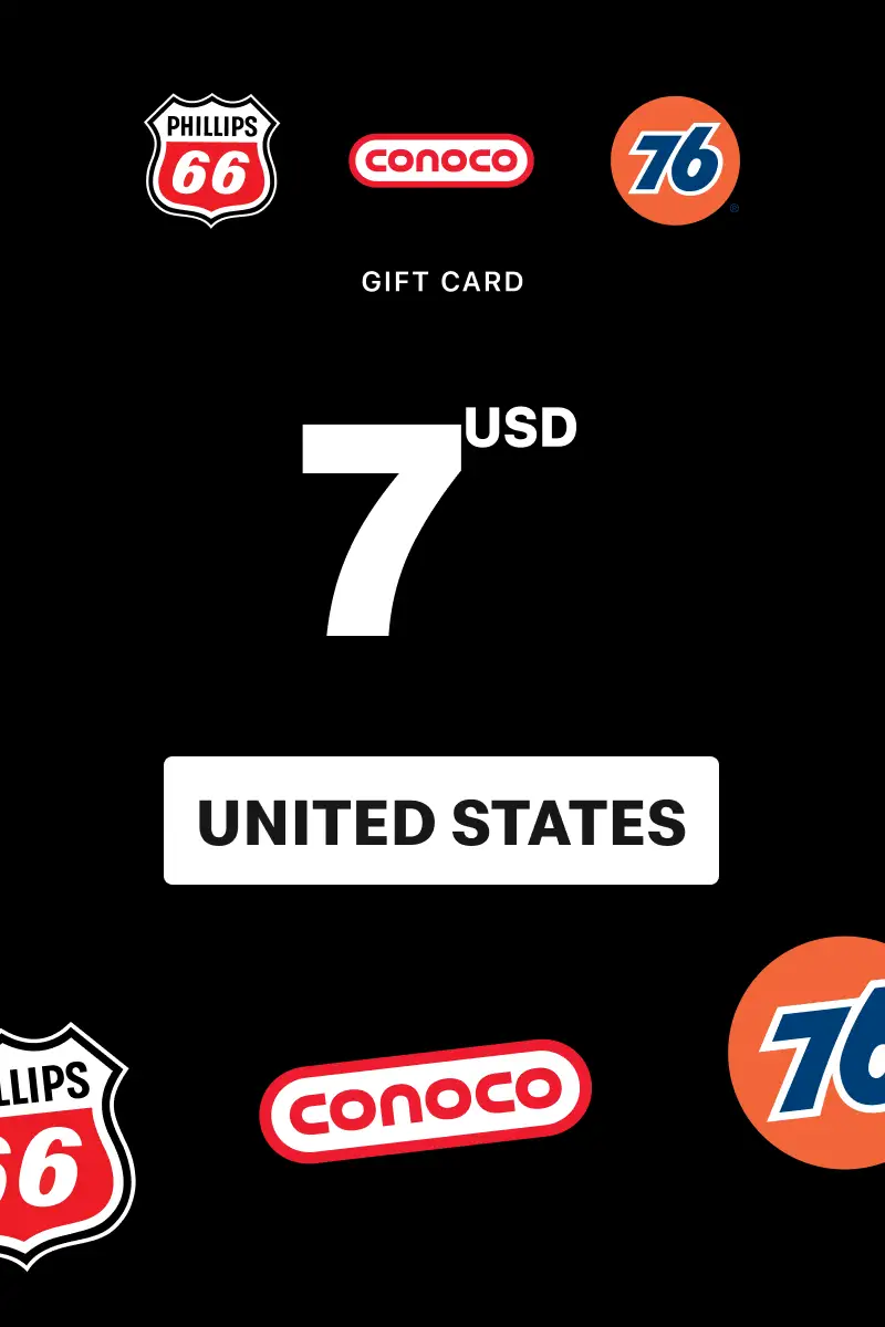 Phillips 66 - Conoco - 76 7 USD Gift Card (United States) - Digital Key