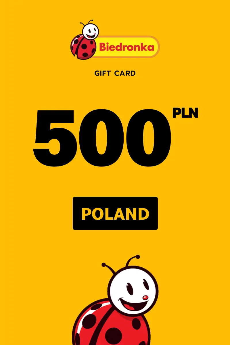 Biedronka 500 PLN Gift Card (Poland) - Digital Key