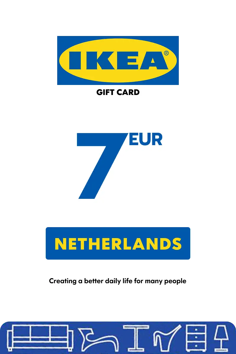 IKEA 7 EUR Gift Card (Netherlands) - Digital Key