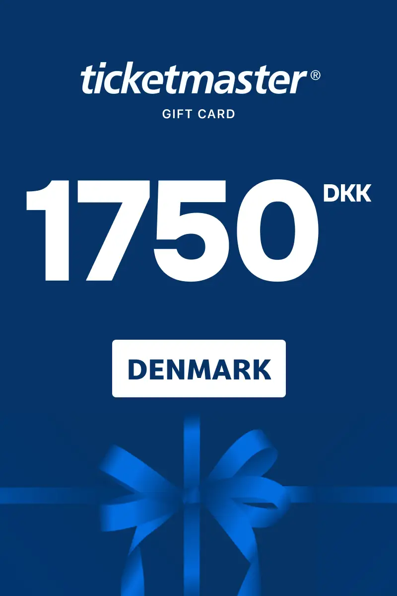 Ticketmaster 1750 DKK Gift Card (Denmark) - Digital Key