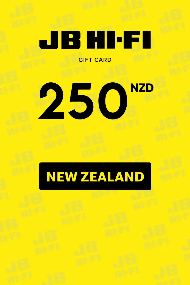 JB HI-FI 250 NZD Gift Card (New Zealand) - Digital Key