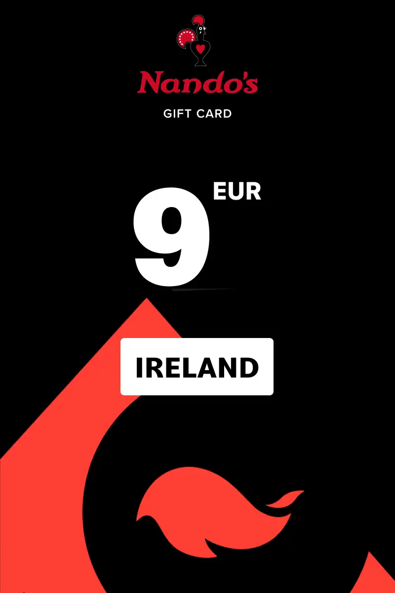 Nando's 9 EUR Gift Card (Ireland) - Digital Key