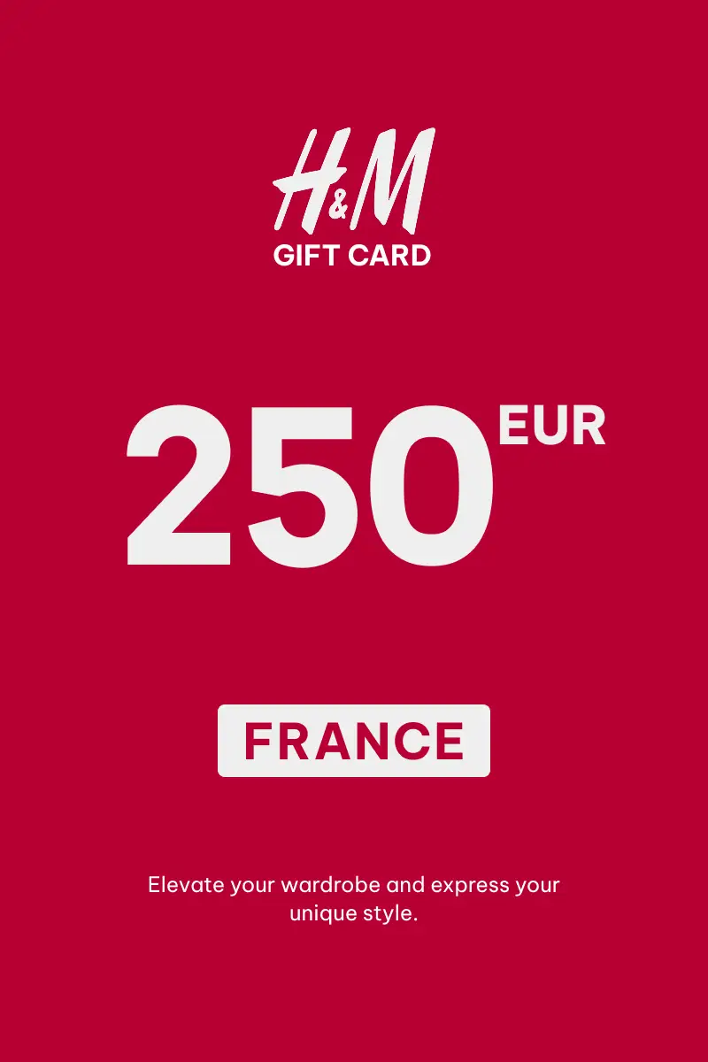 HandM 250 EUR Gift Card (France) - Digital Key