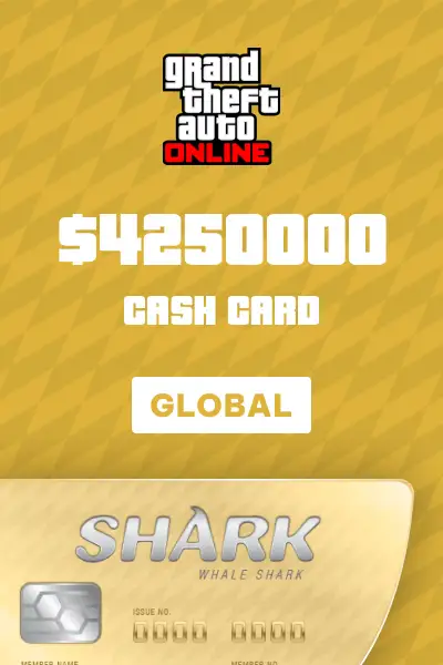 Grand Theft Auto Online The Whale Shark Cash Card $4250000 (Global) (Xbox Series X|S) - Xbox Live - Digital Key