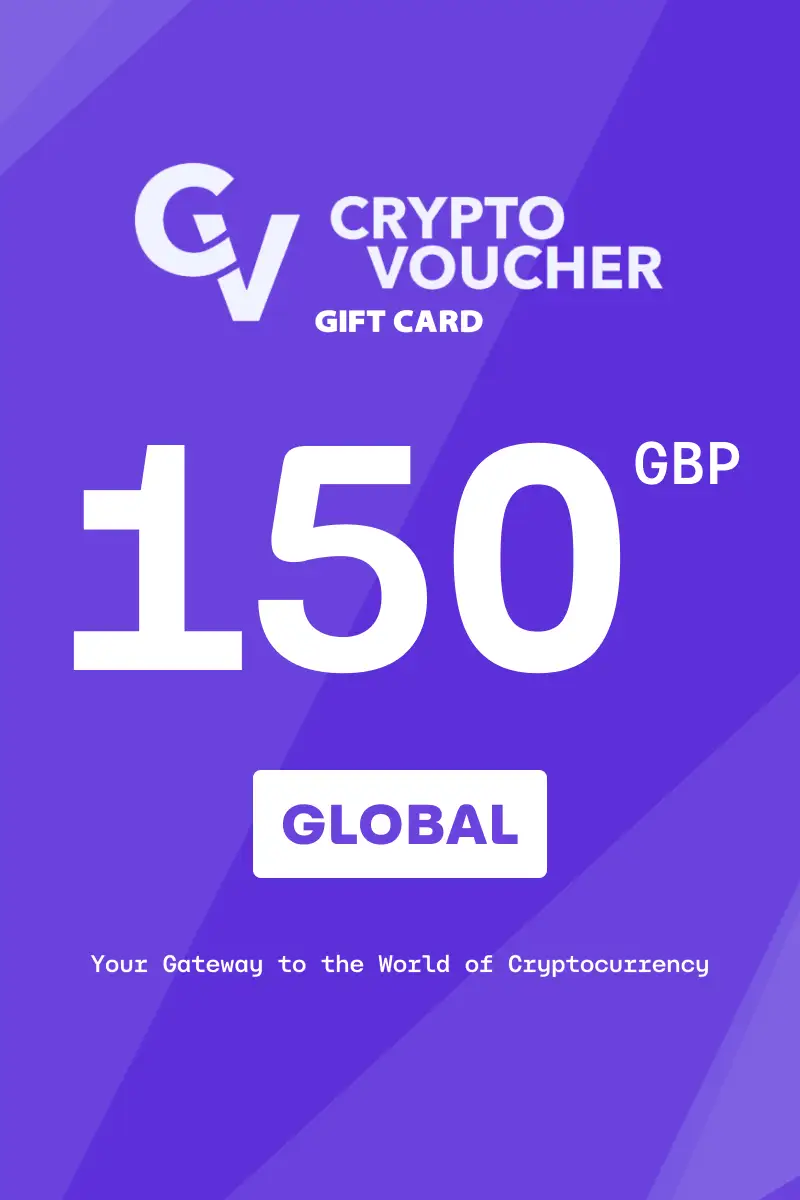 Crypto Voucher 150 GBP Gift Card (Global) - Digital Key