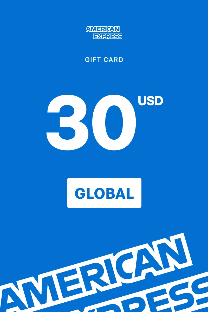 American Express 30 USD Gift Card (Global) - Digital Key