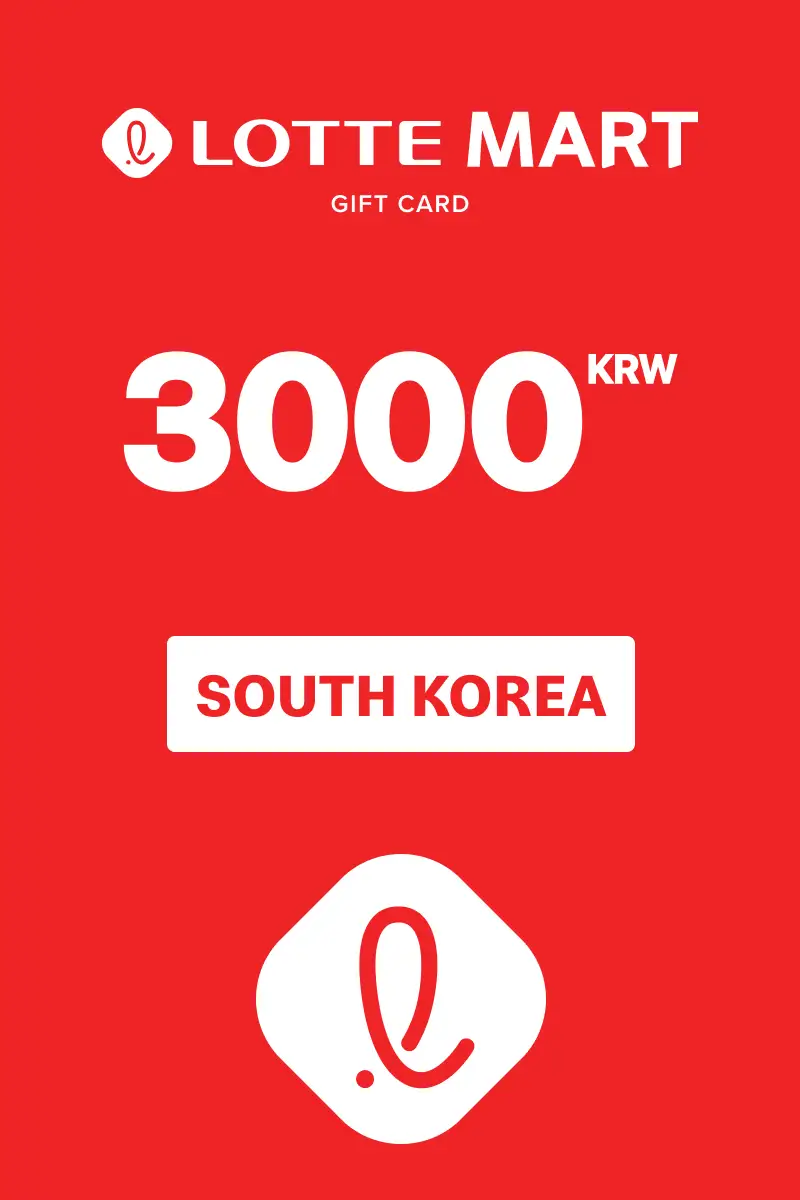 Buy Lotte Mart 3000 KRW Gift Card (South Korea) Digital Key