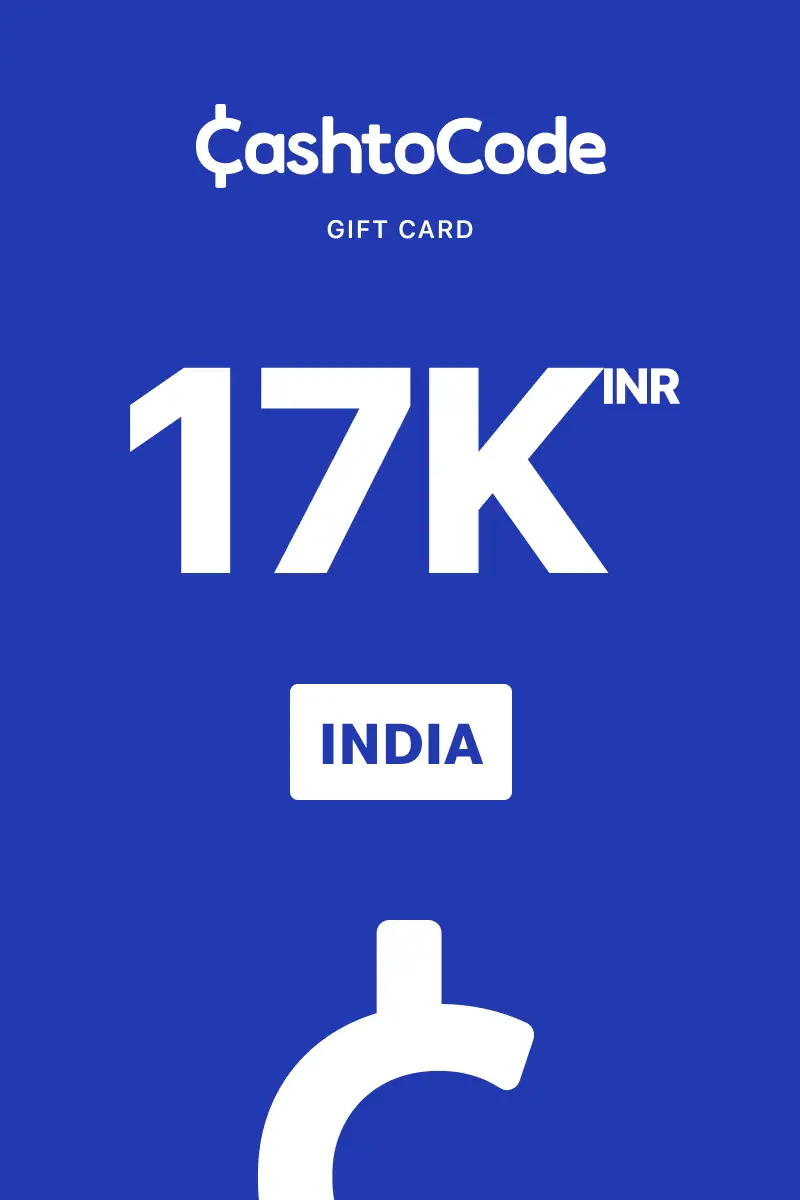 CashtoCode 17000 INR Gift Card (India) - Digital Key