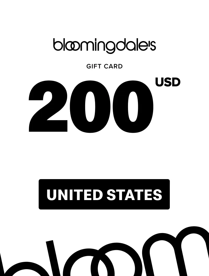 Bloomingdale's 200 USD Gift Card (United States) - Digital Key