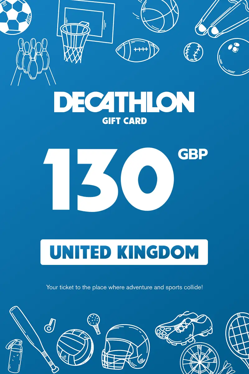 Decathlon 130 GBP Gift Card (United Kingdom) - Digital Key