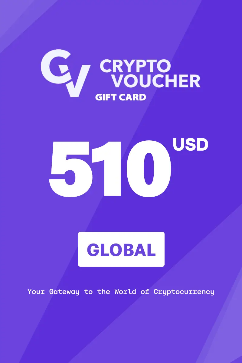 Crypto Voucher 510 USD Gift Card (Global) - Digital Key