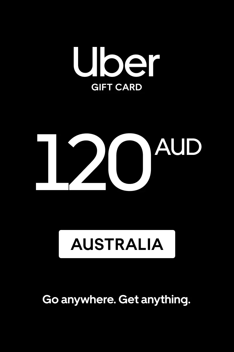 Uber 120 AUD Gift Card (Australia) - Digital Key