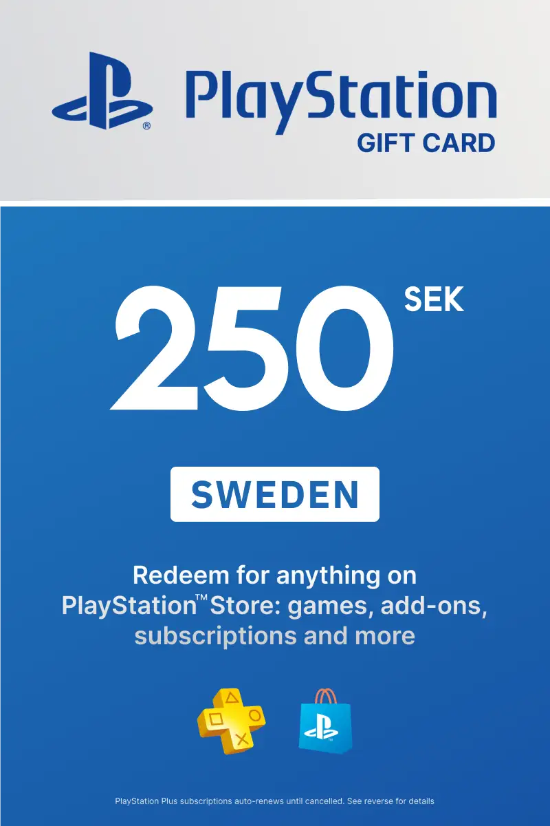 PlayStation Store 250 SEK Gift Card (Sweden) - Digital Key