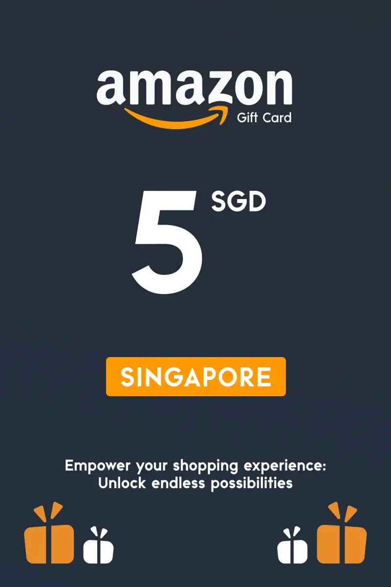 Amazon 5 SGD Gift Card (Singapore) - Digital Key