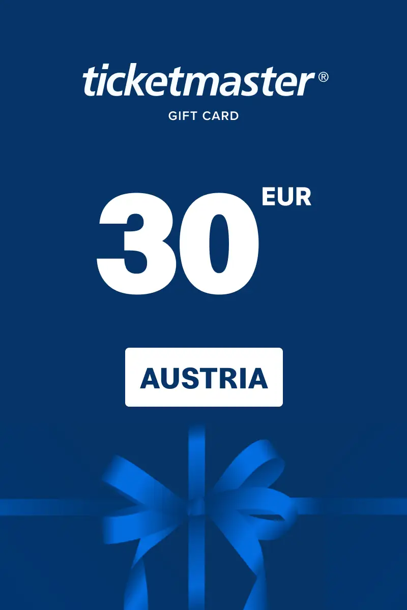 Ticketmaster 30 EUR Gift Card (Austria) - Digital Key