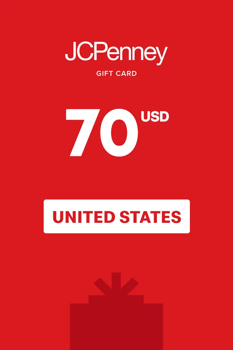 JCPenney 70 USD Gift Card (United States) - Digital Key