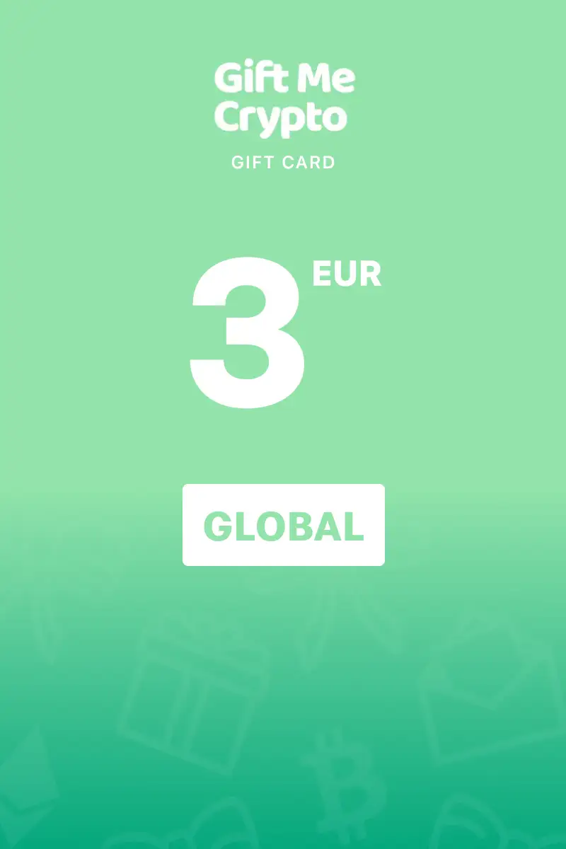 Gift Me Crypto 3 EUR Gift Card (Global) - Digital Key