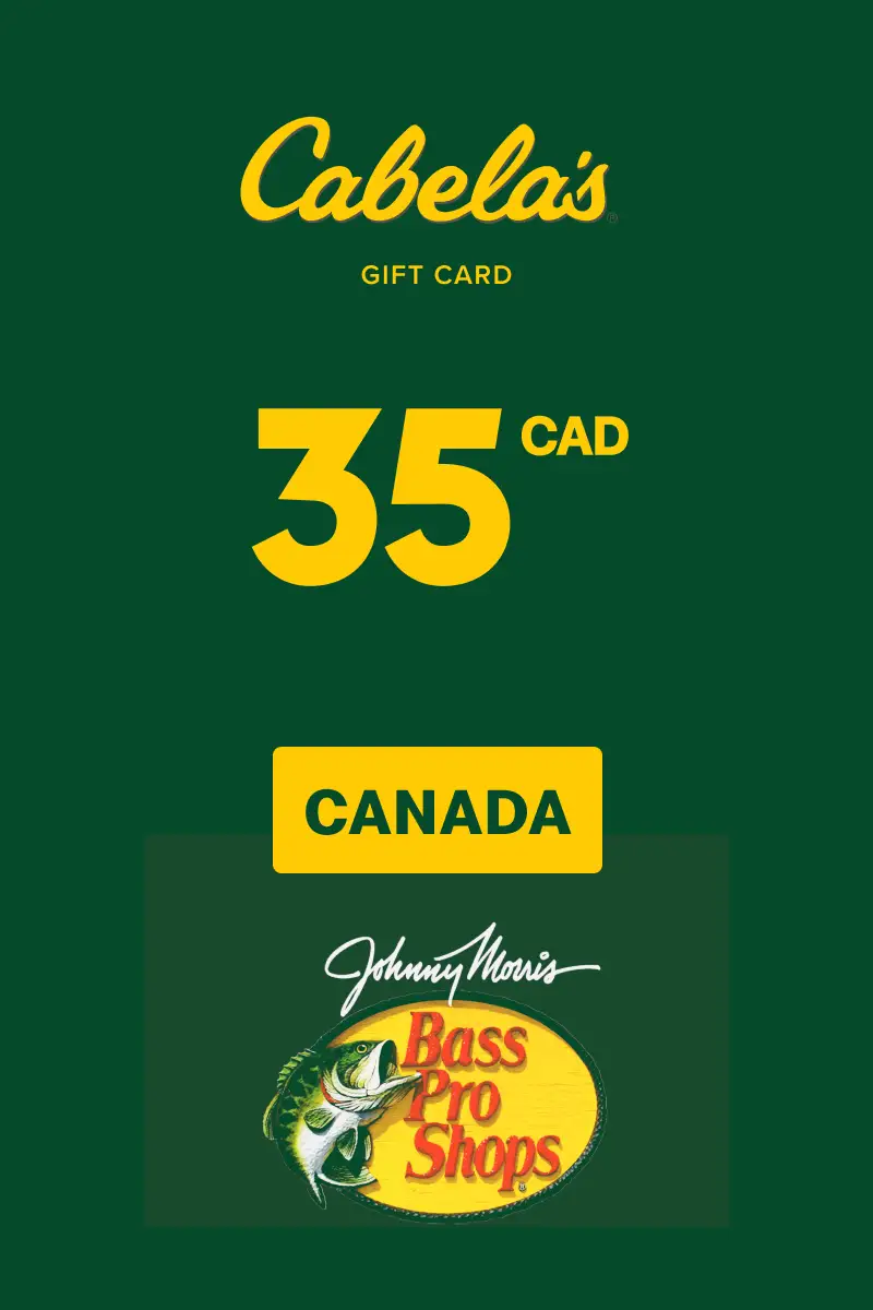 Cabela's 35 CAD Gift Card (Canada) - Digital Key