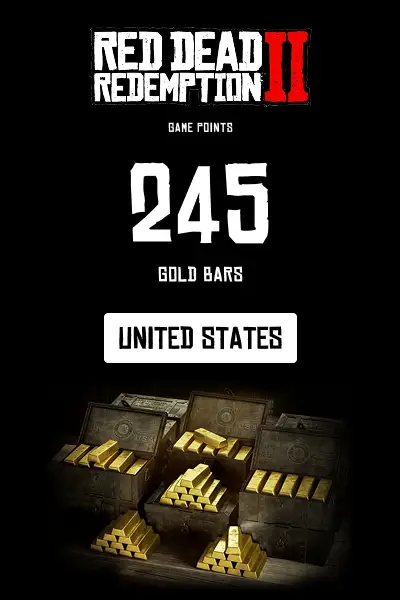 RED DEAD REDEMPTION 2 Online 245 Gold Bars (United States) (Xbox One) - Xbox Live - Digital Key