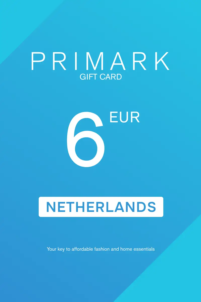 Primark 6 EUR Gift Card (Netherlands) - Digital Key