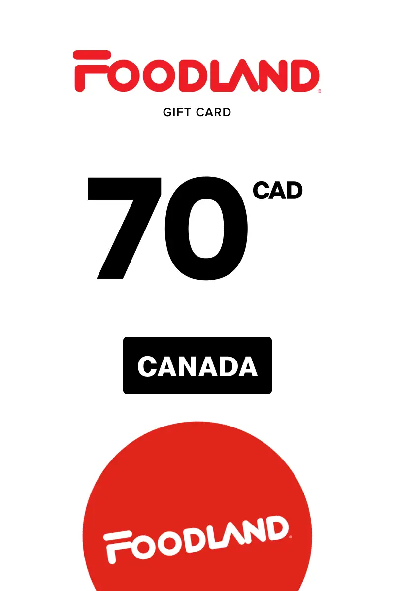 Foodland 70 CAD Gift Card (Canada) - Digital Key