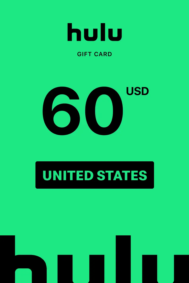 Hulu 60 USD Gift Card (United States) - Digital Key