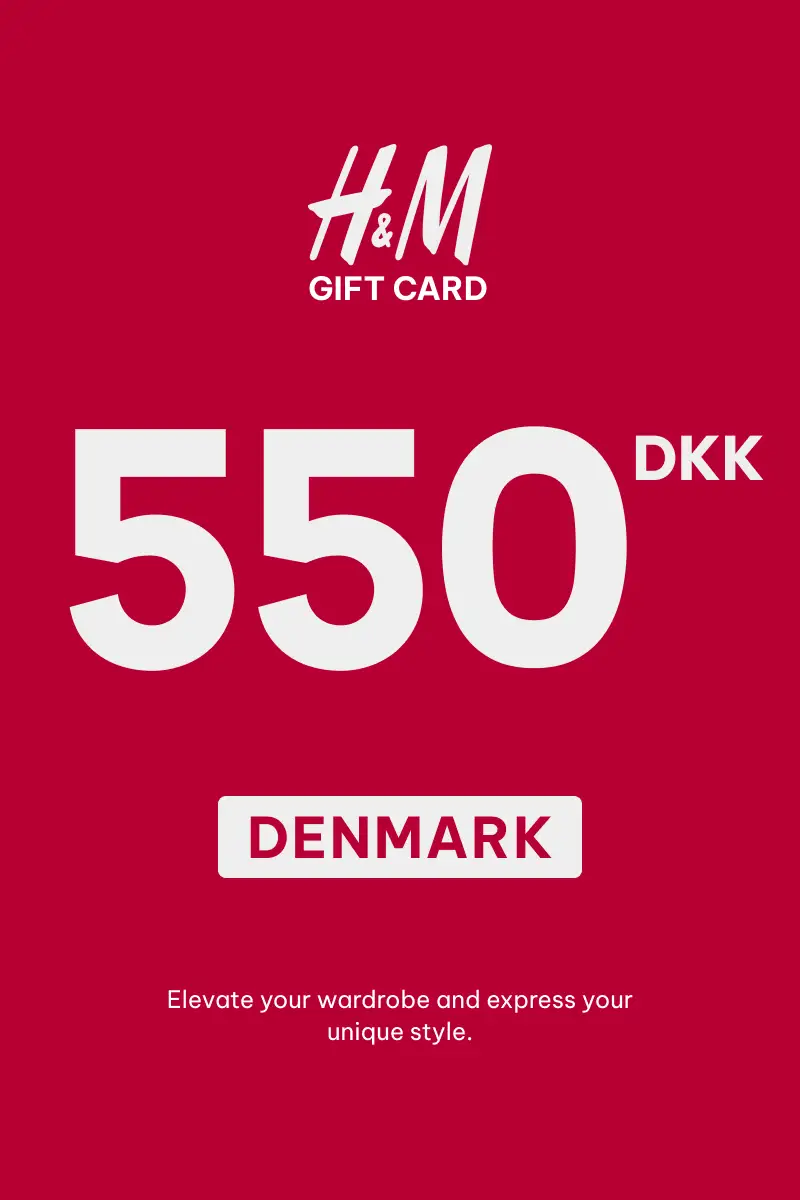 HandM 550 DKK Gift Card (Denmark) - Digital Key