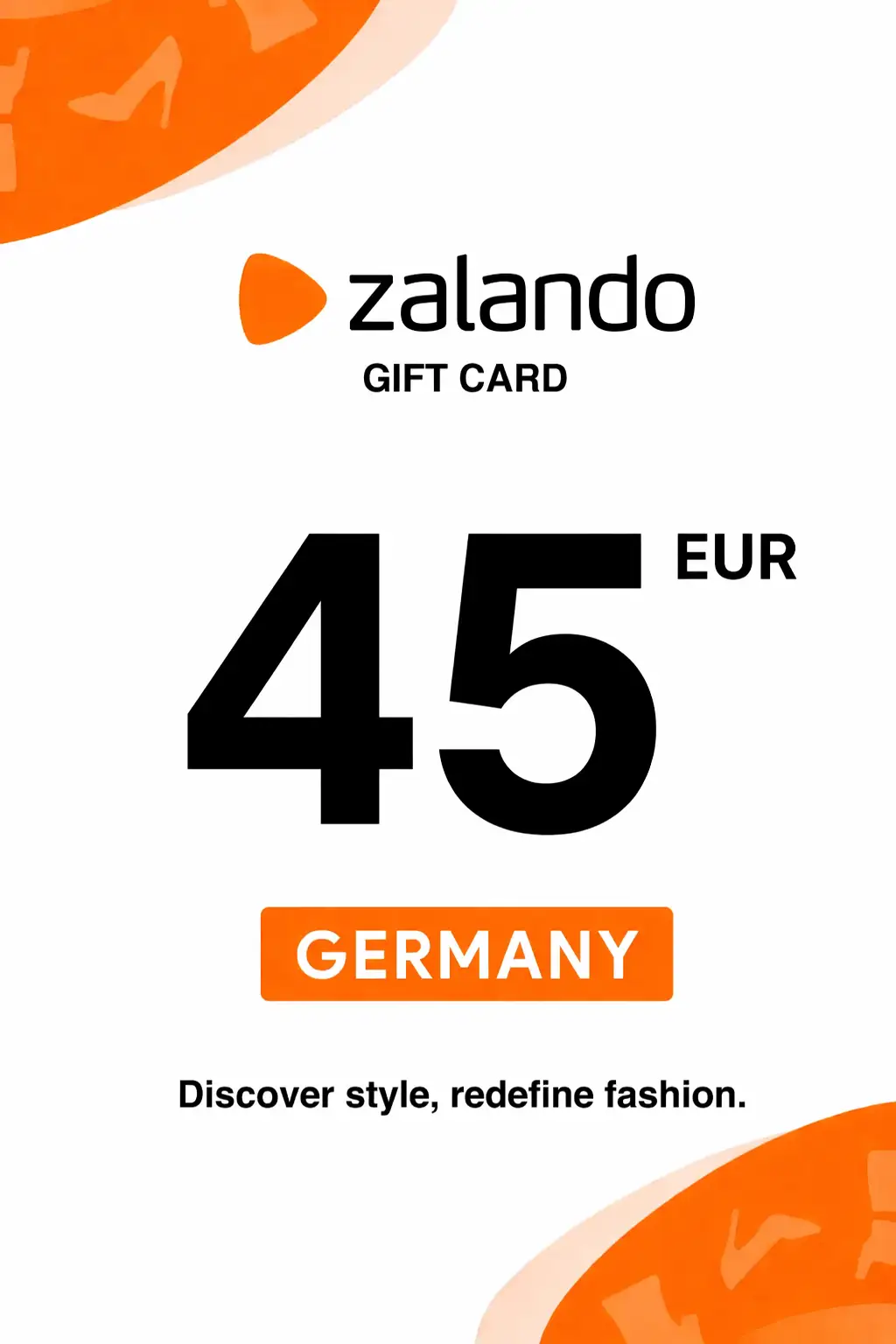 Zalando 45 EUR Gift Card (Germany) - Digital Key