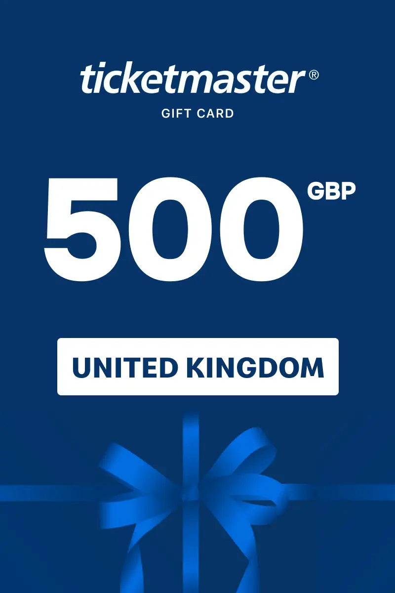 Ticketmaster 500 GBP Gift Card (United Kingdom) - Digital Key