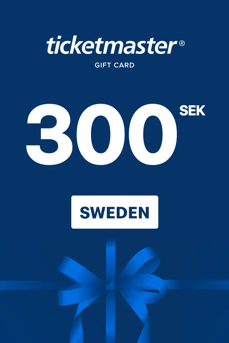 Ticketmaster 300 SEK Gift Card (Sweden) - Digital Key