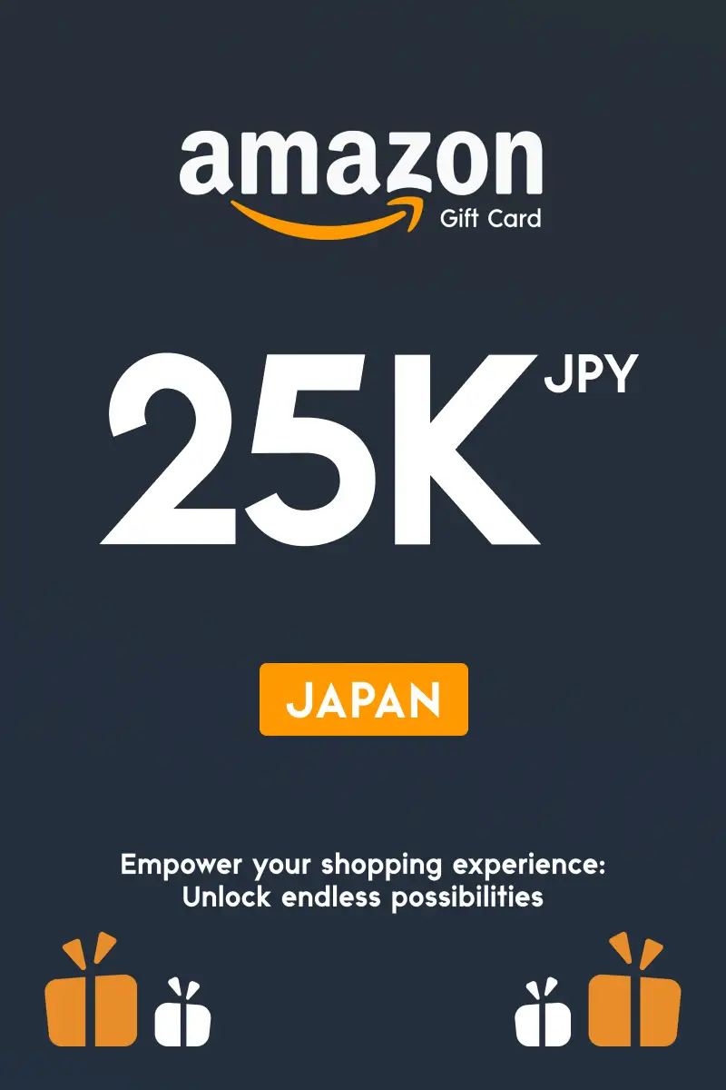 Amazon 25000 JPY Gift Card (Japan) - Digital Key