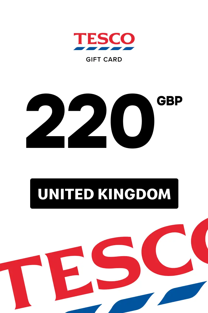 Tesco 220 GBP Gift Card (United Kingdom) - Digital Key