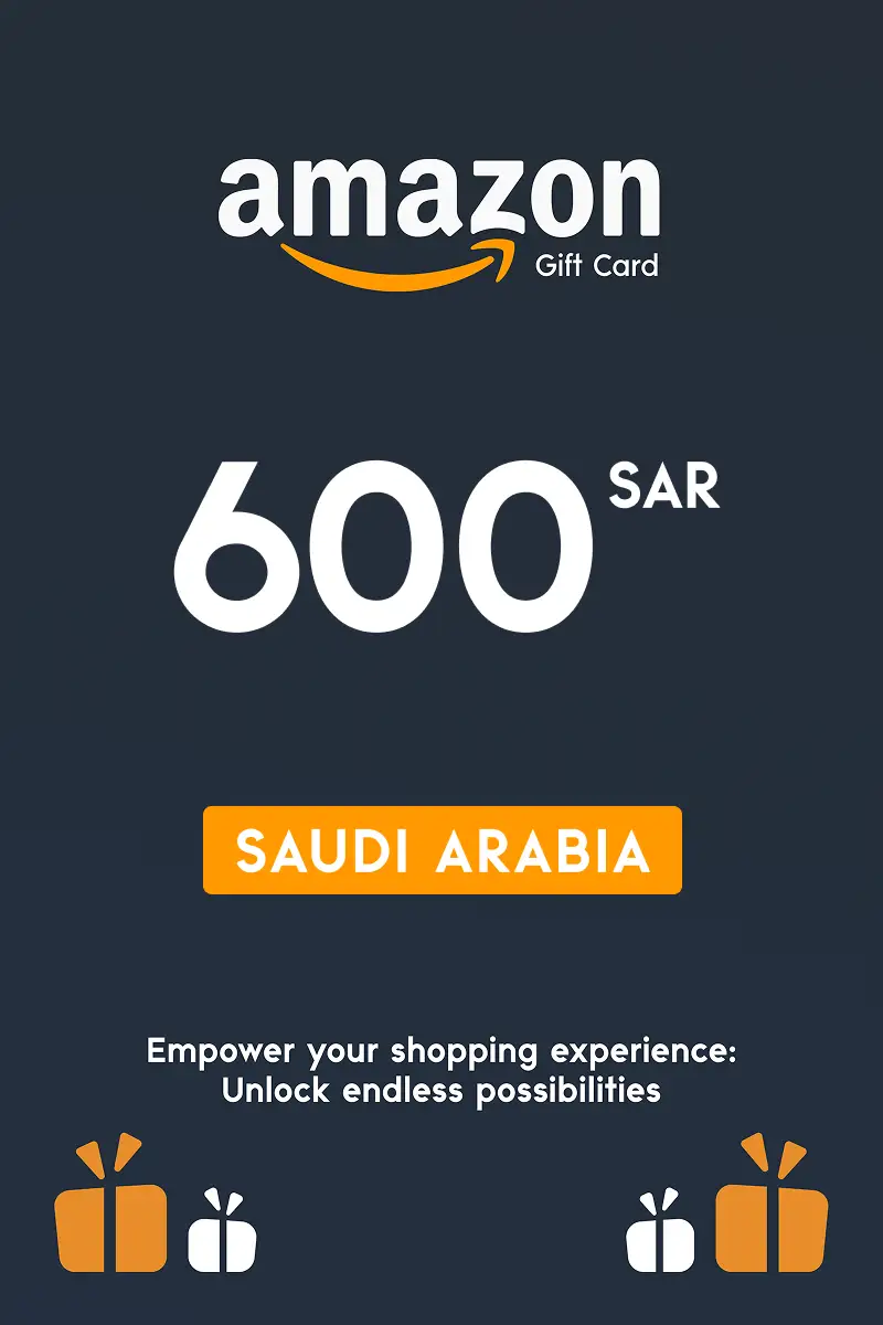 Amazon 600 SAR Gift Card (Saudi Arabia) - Digital Key
