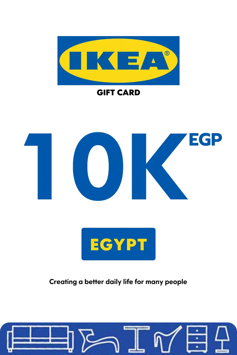 IKEA 10000 EGP Gift Card (Egypt) - Digital Key
