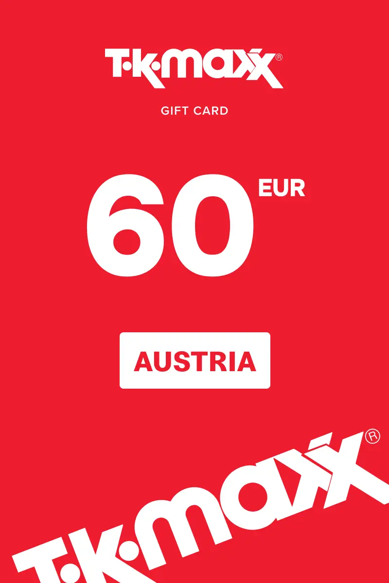 TK Maxx 60 EUR Gift Card (Austria) - Digital Key