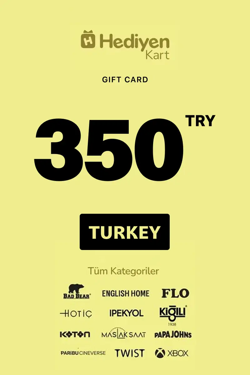 Hediyen Kart -All Access 350 TRY Gift Card (Turkey) - Digital Key